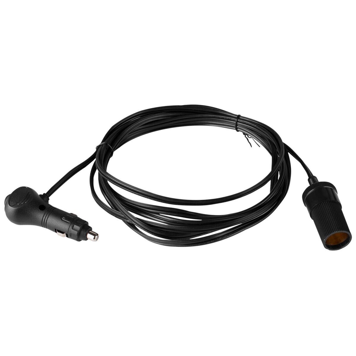 Cigarette Lighter 12V Accessory Outlet 18 AWG Extension with LED On/Off